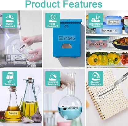 Cinta Tze-111 Alternativa Rotuladora Brother 6mmx8m Transpar