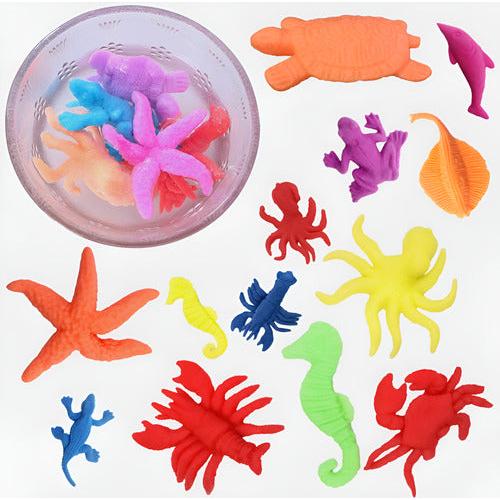crecencios de mar que crecen en agua juguete sorpresa cumpleaños pinata pack 30