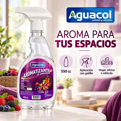Aromatizante Aguacol Frutos del Bosque 550 cc Spray
