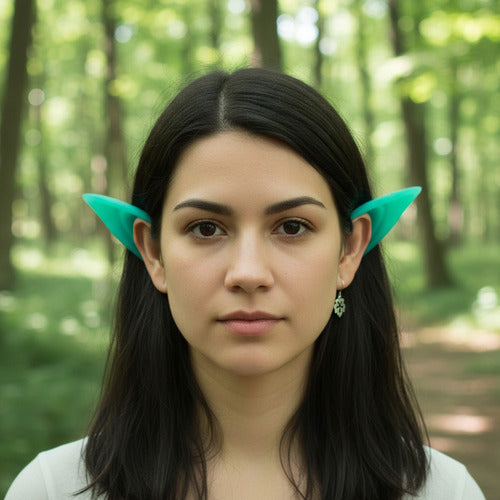 Orejas Elfos Fluor Neon Disfraz Hada Vampiro Cosplay Disfraz Halloween