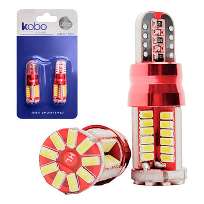 Pack 2 Ampolletas Luces Led T10 - W5w Cola De Pescado