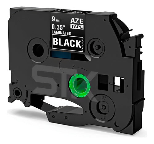 Cinta Negra Tze-325 Brother Alternativa 9mmx8m