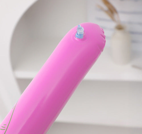 Juguete Inflable Conejo 110cm Celeste Rosado Niños