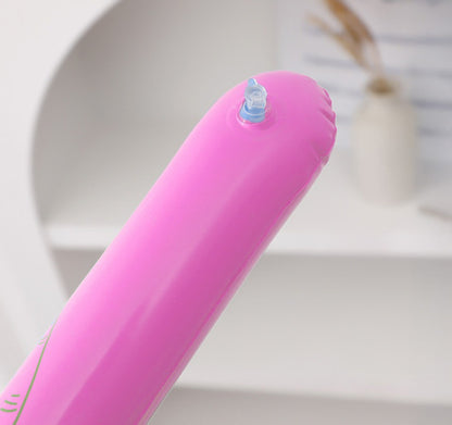 Juguete Inflable Conejo 110cm Celeste Rosado Niños