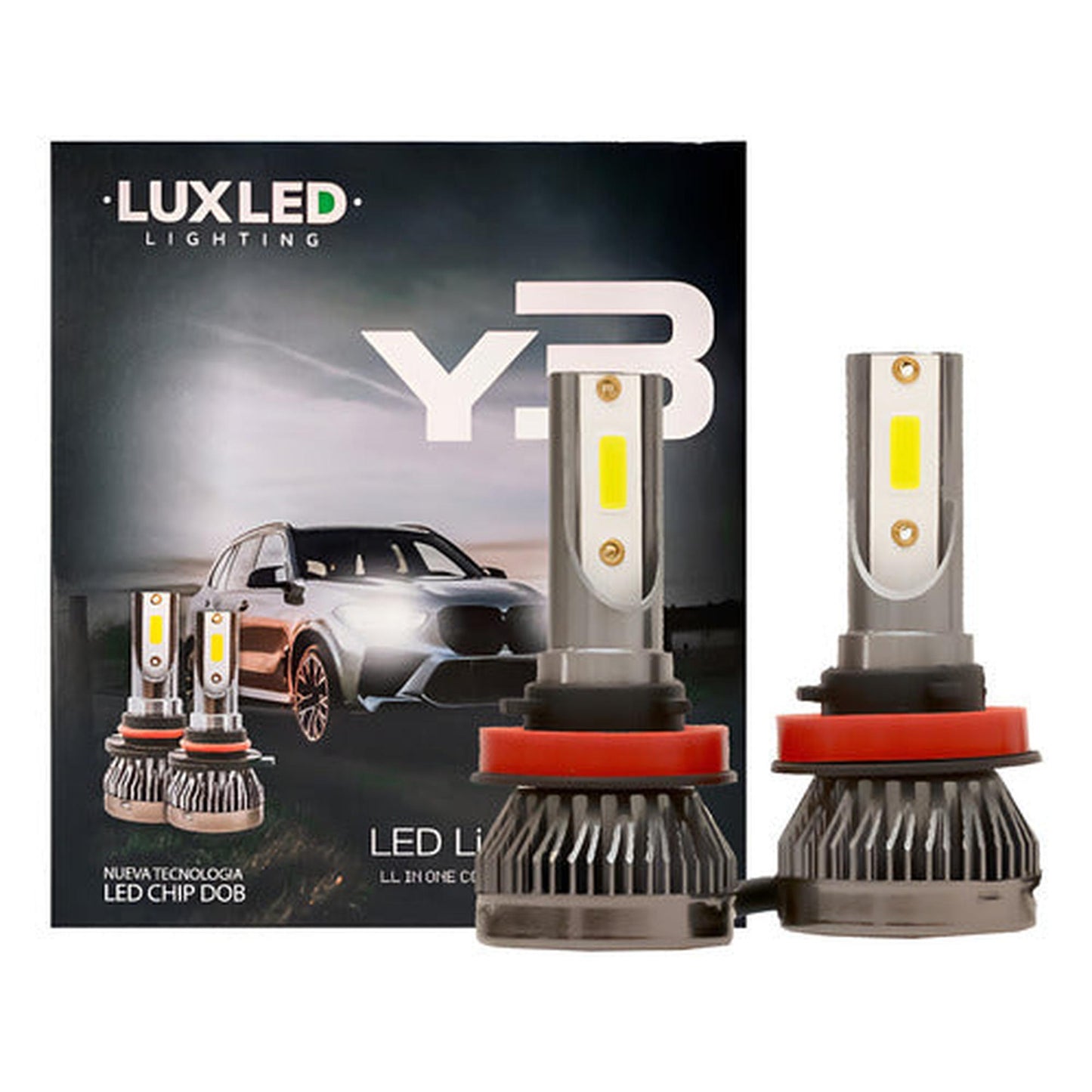 Kit Ampolleta Led Y3 H1 H3 H4 H7 H11 H27 9005 9006 22.000lm