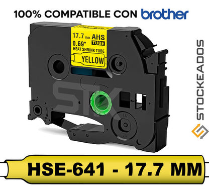 Cinta Termocontraible Alternativa Brother Hse-641 18mm