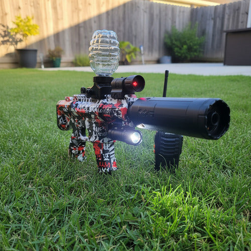 Pistola Hidrogel Láser Linterna De Disparo Automático