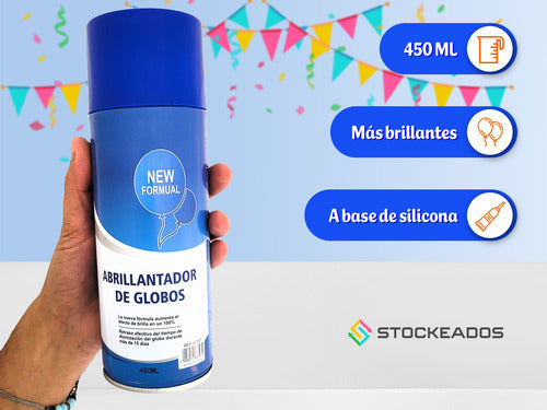 Abrillantador Para Globos En Spray 450ml