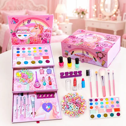 Juego De Maquillaje Set Unicornio Para Niños Maleta Infantil