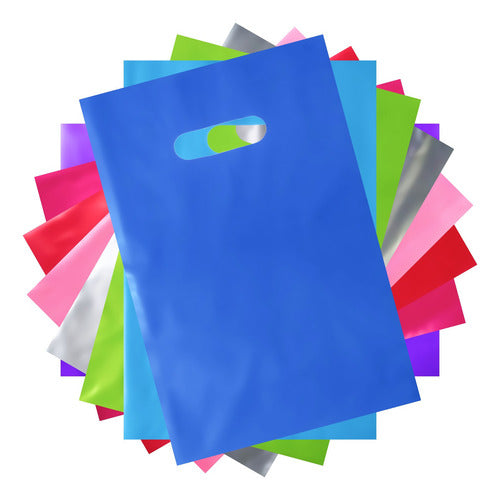 Bolsa Boutique Plástica 20x30 Variedad de Colores 50 Unidades