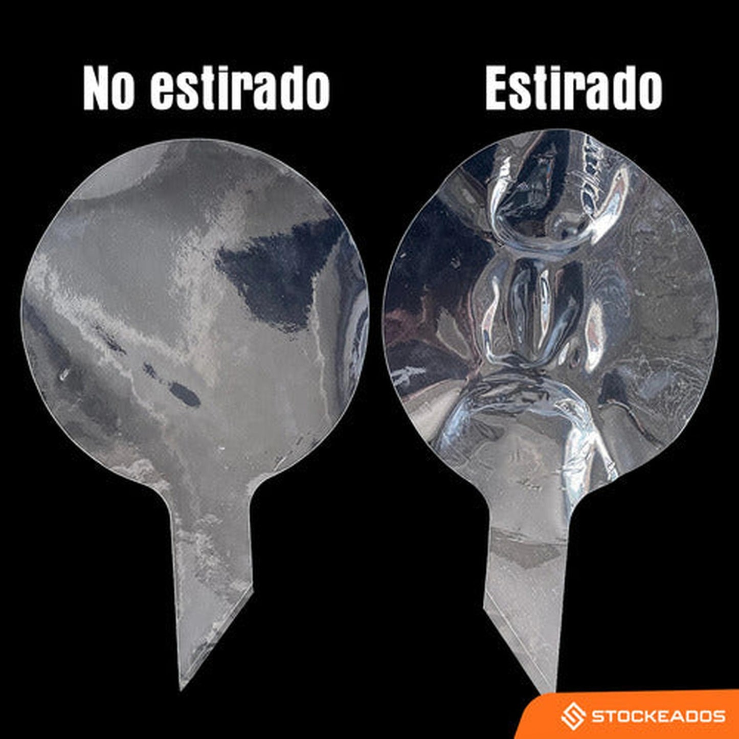 Pack 50 Globos Burbuja Bobo Preestirados 20 Pulgadas 50cm