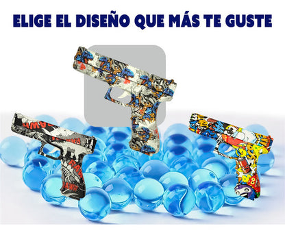 Pistola Glock De Juguete Hidrogel Más Balas Hidrogel