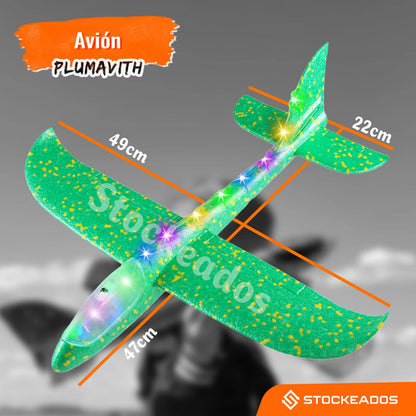 Pack 3 Avion Aviones Planeador De Plumavit Colores Surtidos