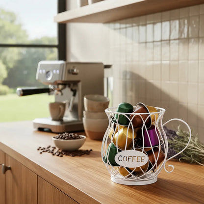 Organizador Porta Cápsulas De Café Multiuso Blanco