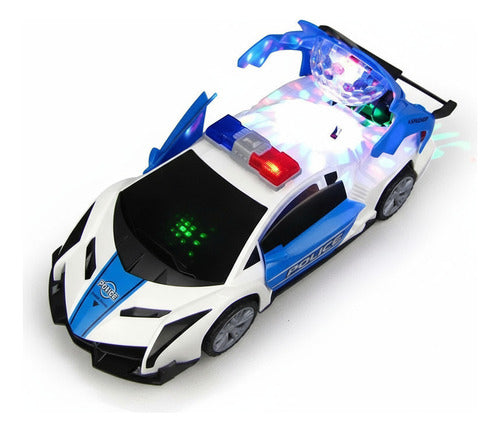 Juguete Auto Policia Con Luz Y Musica Para Niños