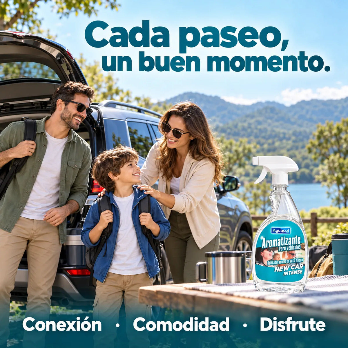 Aromatizante Auto Nuevo Aguacol New Car Intense 550cc