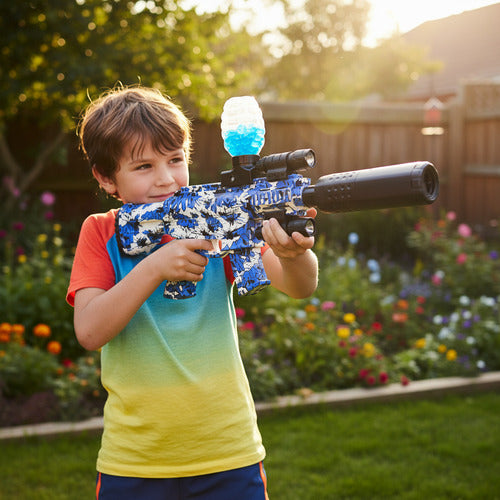 Pistola Hidrogel Láser Linterna De Disparo Automático