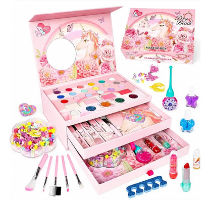Juego De Maquillaje Set Unicornio Para Niños Maleta Infantil