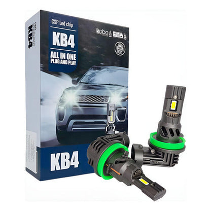 Kit Turbo Led Kb4 H1 H4 H7 H11 9005 9006 30000lm