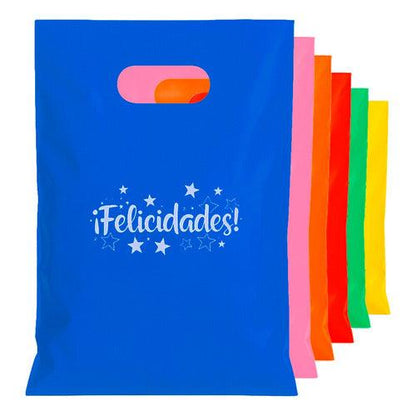 Pack 50 Bolsas De Cumpleaños Felicidades 20x30 Cm