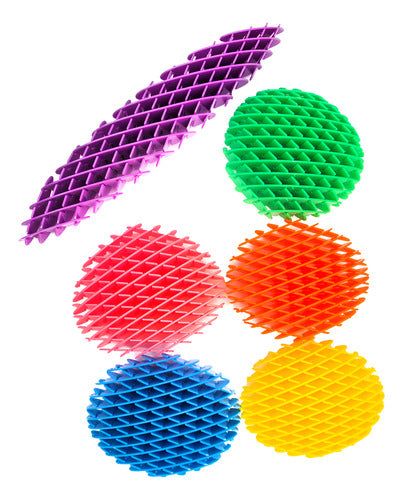 Pack 6 Gusanos Juguete Sensorial Antiestres Tdah