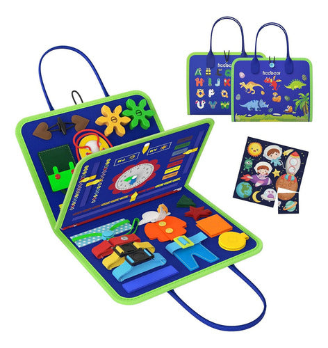 Libro Sensoriales Interactivo Montessori Juego Educativo