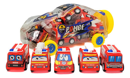 Pack 12 Autitos A Fricción - Juguete Sorpresa Cumpleaños