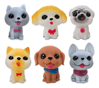 Pack 6 Figuras Mascotas Pets Perritos Juguete Para Niños