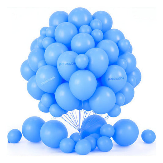 Pack 50 Globos Celeste R9 23 cm – Globos de Látex para Decoración