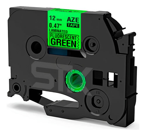 Cinta Tze Colores Fluorescentes Brother Alternativa 12mmx5m