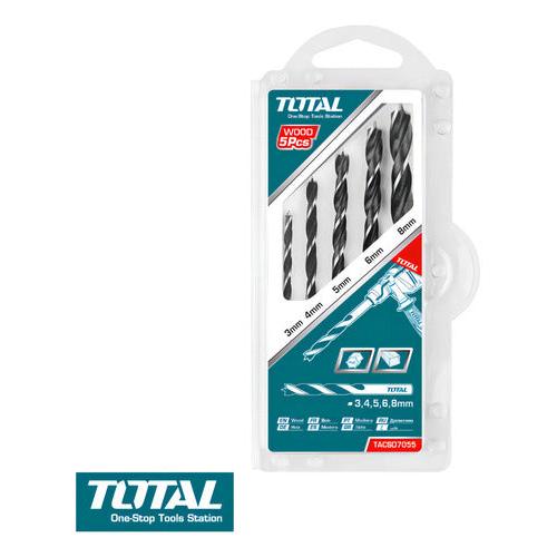 Set Juego De Brocas Para Madera 5 Piezas Total