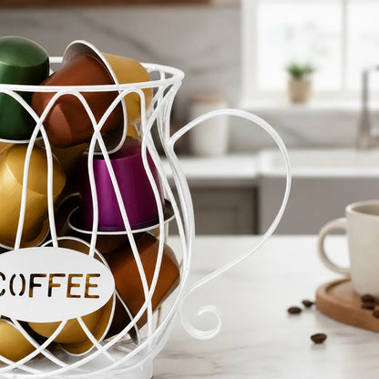 Organizador Porta Cápsulas De Café Multiuso Blanco
