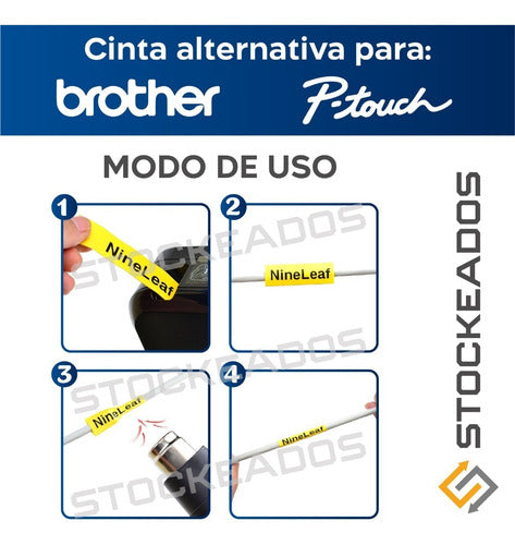 Cinta Termocontraible Alternativa Brother Hse-241 18mm