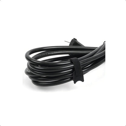 Pack 50 bridas amarra cables velcro color negro