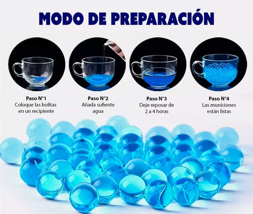 Pistola Glock De Juguete Hidrogel Más Balas Hidrogel