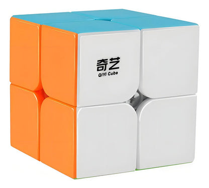 Cubo Mágico 2x2 Qiyi Qidi Color Negro Ideal Para Principiantes Stickerless