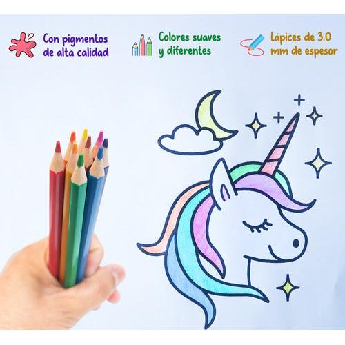 Lapices De 12 Colores Hexagonales