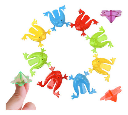 Pack 20 Ranita Saltarina + Trompitos Sorpresa Cumpleaños