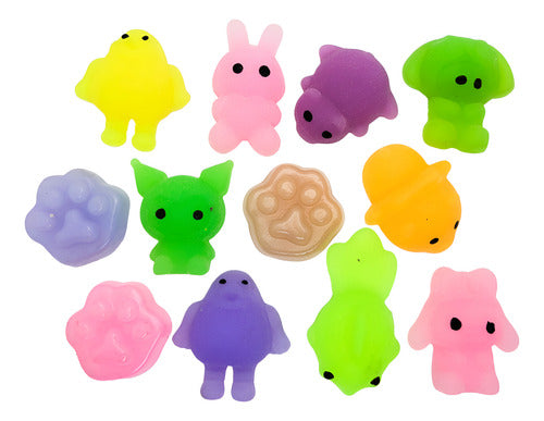 Pack 100 Mini Mochi Squishy Squishis Juguetes Niños