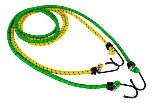 Pack 2 Cuerdas Elasticas 1mtx8mm Eslinga Amarre Pulpo