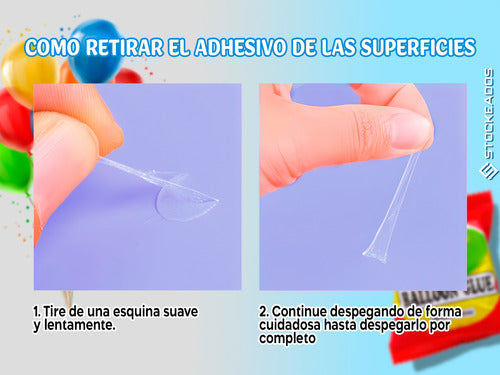 Pegamento Para Globos Gota De Silicona 1000 Unidades