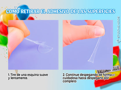 Pegamento Para Globos Gota De Silicona 1000 Unidades