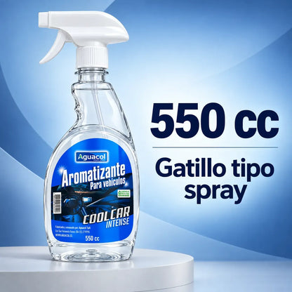 Aromatizante De Auto Ambientes Aguacol Cool Car Intense Azul Cool Car Intense
