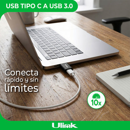 Adaptador Usb Tipo C Hembra A Usb Macho 3.0