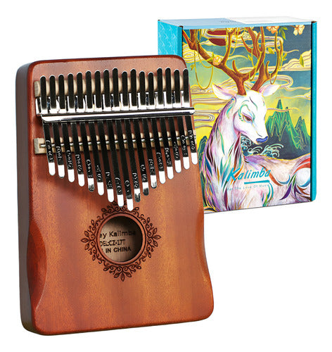 Kalimba Xilófono 17 Teclas Diatónicas Con Estuche Accesorios
