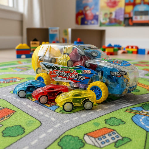 Pack 15 Autitos A Fricción - Juguete Sorpresa Cumpleaños