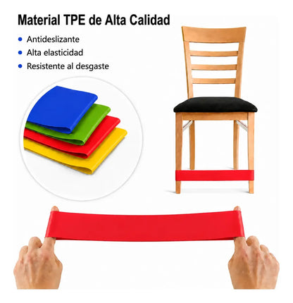 Cinta Banda Rebotadora Para Silla Hiperactividad Niños Tea Rojo
