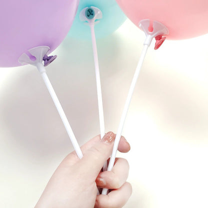 Pack 12 Varillas Blancas 40cm Con Copa