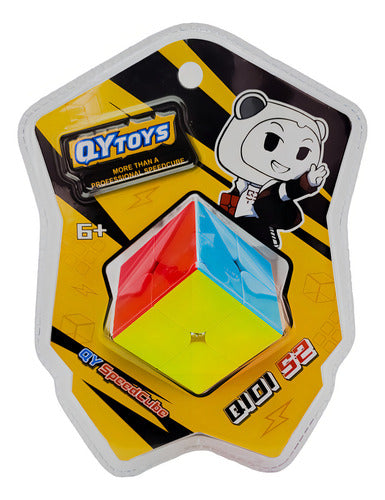 Cubo Mágico 2x2 Qiyi Qidi Color Negro Ideal Para Principiantes Stickerless
