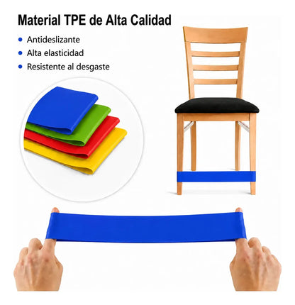 Cinta Banda Rebotadora Para Silla Hiperactividad Niños Tea Azul